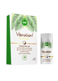 Возбуждающий гель с ароматом кокоса Vibration Coconut - 15 мл. - INTT - купить с доставкой в Череповце