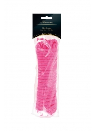 Розовая веревка для связывания Sweet Caress Rope - 10 метров - Sweet Caress - купить с доставкой в Череповце