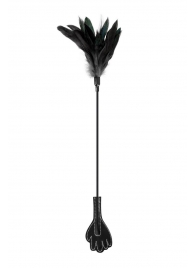 Двусторонний стек-щекоталка Sweet Caress Feather Whip - 58 см. - Sweet Caress - купить с доставкой в Череповце