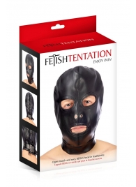 Маска-шлем с прорезями для глаз и рта - Fetish Tentation - купить с доставкой в Череповце