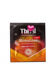 Разогревающий гель-лубрикант Stimulove Light в одноразовой упаковке - 4 гр. - Биоритм - купить с доставкой в Череповце