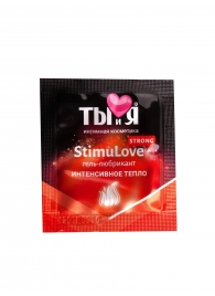 Разогревающий гель-лубрикант Stimulove Strong в одноразовой упаковке - 4 гр. - Биоритм - купить с доставкой в Череповце