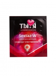 Возбуждающий крем для женщин Sextaz-W в одноразовой упаковке - 1,5 гр. - Биоритм - купить с доставкой в Череповце