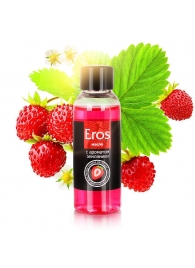 Массажное масло Eros fantasy с ароматом земляники - 50 мл. - Биоритм - купить с доставкой в Череповце