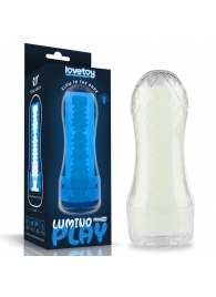 Светящийся в темноте мастурбатор Lumino Play Masturbator Ribbed - Lovetoy - в Череповце купить с доставкой