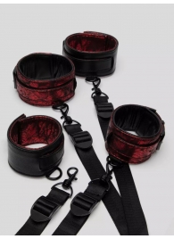 Изысканный набор фиксаций на кровати Reversible Under Mattress Restraint Set - Fifty Shades of Grey - купить с доставкой в Череповце