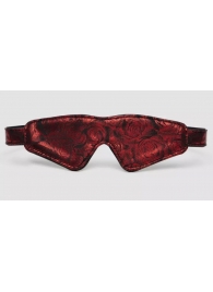 Двусторонняя красно-черная маска на глаза Reversible Faux Leather Blindfold - Fifty Shades of Grey - купить с доставкой в Череповце