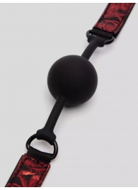 Кляп-шар на двусторонних ремешках Reversible Silicone Ball Gag - Fifty Shades of Grey - купить с доставкой в Череповце