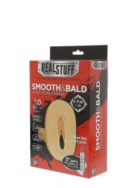Мастурбатор-вагина с вибрацией и выносным пультом управления REALSTUFF SMOOTH   BALD - Dream Toys - в Череповце купить с доставкой