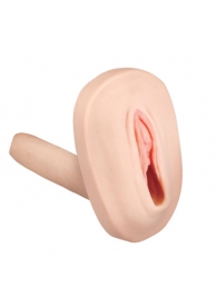 Мастурбатор-вагина с вибрацией и выносным пультом управления REALSTUFF SMOOTH   BALD - Dream Toys - в Череповце купить с доставкой