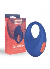 Синее эрекционное кольцо RRRING Casual Date Cock Ring - FeelzToys - в Череповце купить с доставкой