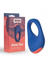 Синее эрекционное кольцо RRRING Dinner Date Cock Ring - FeelzToys - в Череповце купить с доставкой