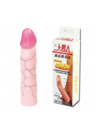 Удлиняющая насадка на пенис Deep Love - 21,5 см. - Baile - в Череповце купить с доставкой