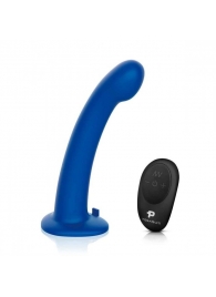 Синяя насадка Remote Control P-Spot G-Spot с черными трусиками - 20 см. - Pegasus - купить с доставкой в Череповце