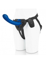 Синяя насадка Remote Control P-Spot G-Spot с черными трусиками - 20 см. - Pegasus - купить с доставкой в Череповце