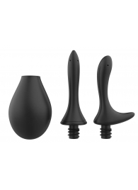 Черный анальный душ Nexus Anal Douche Set с 2 сменными насадками - Nexus Range - купить с доставкой в Череповце