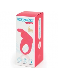 Розовое эрекционное виброкольцо Happy Rabbit Rechargeable Rabbit Cock Ring - Happy Rabbit - в Череповце купить с доставкой