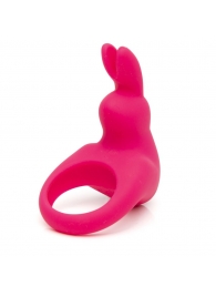 Розовое эрекционное виброкольцо Happy Rabbit Rechargeable Rabbit Cock Ring - Happy Rabbit - в Череповце купить с доставкой