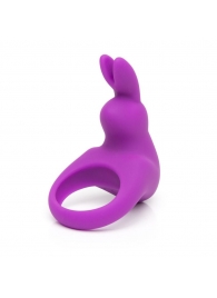 Фиолетовое эрекционное виброкольцо Happy Rabbit Rechargeable Rabbit Cock Ring - Happy Rabbit - в Череповце купить с доставкой