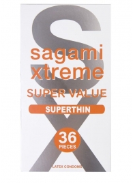 Ультратонкие презервативы Sagami Xtreme Superthin - 36 шт. - Sagami - купить с доставкой в Череповце