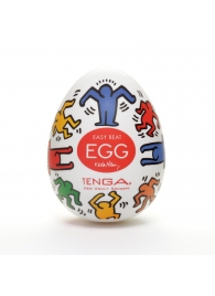 Мастурбатор-яйцо Keith Haring EGG DANCE - Tenga - в Череповце купить с доставкой