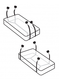 Фиксаторы для кровати WRAPAROUND MATTRESS RESTRAIN - Pipedream - купить с доставкой в Череповце
