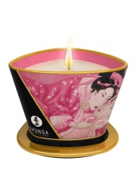 Массажная свеча Rose Petals с ароматом розы - 170 мл. - Shunga - купить с доставкой в Череповце
