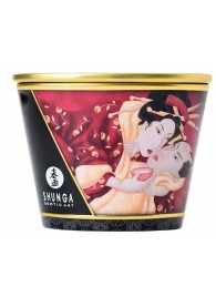 Массажная  свеча Sparkling Strawberry Wine с ароматом клубничного вина - 170 мл. - Shunga - купить с доставкой в Череповце
