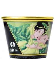 Массажная свеча Exotic Green Tea с ароматом зелёного чая - 170 мл. - Shunga - купить с доставкой в Череповце