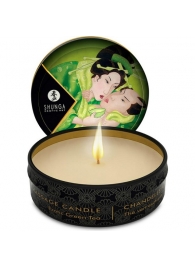 Массажная свеча Exotic Green Tea с ароматом зелёного чая - 30 мл. - Shunga - купить с доставкой в Череповце