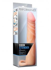 Телесная насадка на пенис Cock Xtender - 17,7 см. - Blush Novelties - в Череповце купить с доставкой