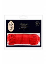 Красная веревка для фиксации - 10 м. - Sweet Caress - купить с доставкой в Череповце