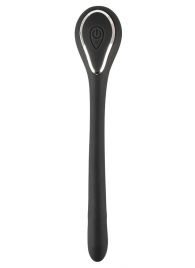 Черный гибкий уретральный стимулятор с вибрацией Vibrating Bendable Dilator - 13,5 см. - Orion - купить с доставкой в Череповце