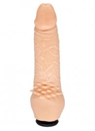 Телесная насадка-фаллос с шипами для массажа клитора - 17,8 см. - LOVETOY (А-Полимер) - купить с доставкой в Череповце