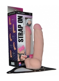 Реалистичный фаллос на поясе Harness - 20,5 см. - LOVETOY (А-Полимер) - купить с доставкой в Череповце