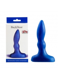 Синий анальный стимулятор Beginners p-spot massager - 11 см. - Lola Games - в Череповце купить с доставкой