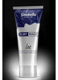 Силиконовая гель-смазка FLIRT MAGIC Ice с лёгким пролонгирующим эффектом - 75 мл. - Sitabella - купить с доставкой в Череповце