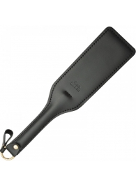 Черная кожаная шлепалка SitaBlack - 30 см. - Sitabella - купить с доставкой в Череповце