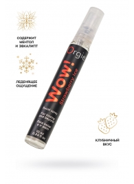 Оральный спрей ORGIE Wow! Strawberry Ice Blowjob Spray с охлаждающим и возбуждающим эффектом - 10 мл. - ORGIE - купить с доставкой в Череповце