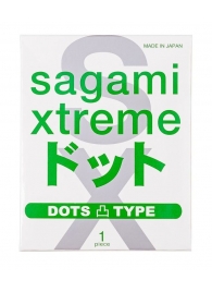 Презерватив Sagami Xtreme Type-E с точками - 1 шт. - Sagami - купить с доставкой в Череповце