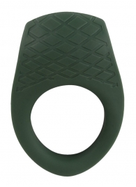 Зеленое эрекционное виброкольцо Luxurious Vibro Cock Ring - Orion - в Череповце купить с доставкой