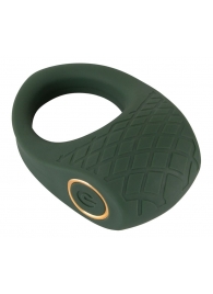 Зеленое эрекционное виброкольцо Luxurious Vibro Cock Ring - Orion - в Череповце купить с доставкой