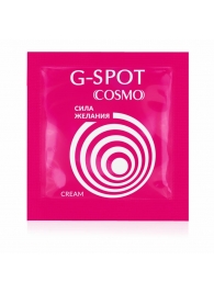 Стимулирующий интимный крем для женщин Cosmo G-spot - 2 гр. - Биоритм - купить с доставкой в Череповце