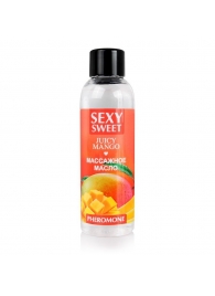 Массажное масло Sexy Sweet Juicy Mango с феромонами и ароматом манго - 75 мл. - Биоритм - купить с доставкой в Череповце