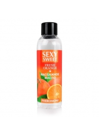 Массажное масло Sexy Sweet Fresh Orange с ароматом апельсина и феромонами - 75 мл. - Биоритм - купить с доставкой в Череповце