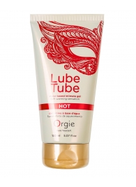Интимный гель на водной основе Lube Tube Hot с разогревающим эффектом - 150 мл. - ORGIE - купить с доставкой в Череповце