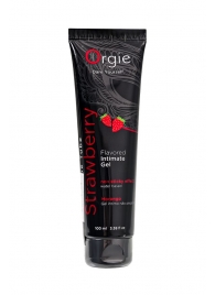 Интимный гель на водной основе Lube Tube Strawberry с клубничным вкусом - 100 мл. - ORGIE - купить с доставкой в Череповце