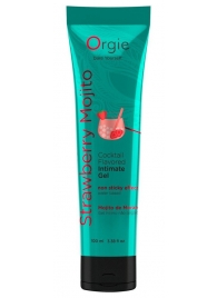 Съедобный интимный гель Orgie Lube Tube Cocktail Strawberry Mojito - 100 мл. - ORGIE - купить с доставкой в Череповце