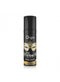 Съедобный гель Dual Vibe Pina Colada с эффектом вибрации и вкусом коктейля пина колада - 15 мл. - ORGIE - купить с доставкой в Череповце