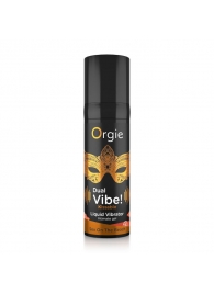 Съедобный гель Dual Vibe Sex On The Beach с эффектом вибрации и вкусом коктейля «секс на пляже» - 15 мл. - ORGIE - купить с доставкой в Череповце